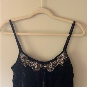 Graham and Spencer velvet jeweled dress